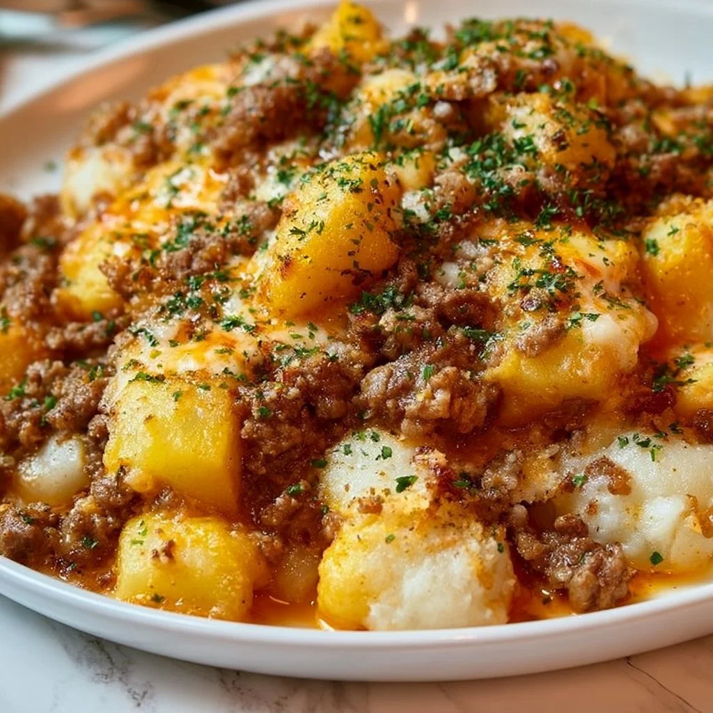 Ground Beef Casserole with Potatoes
