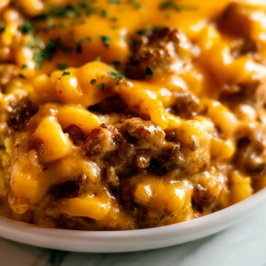 Cheeseburger Casserole