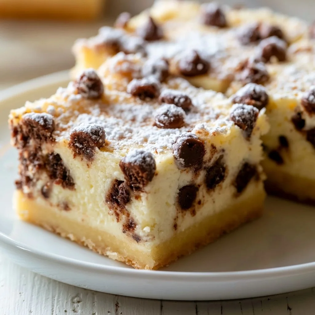 Cannoli Cheesecake Bars