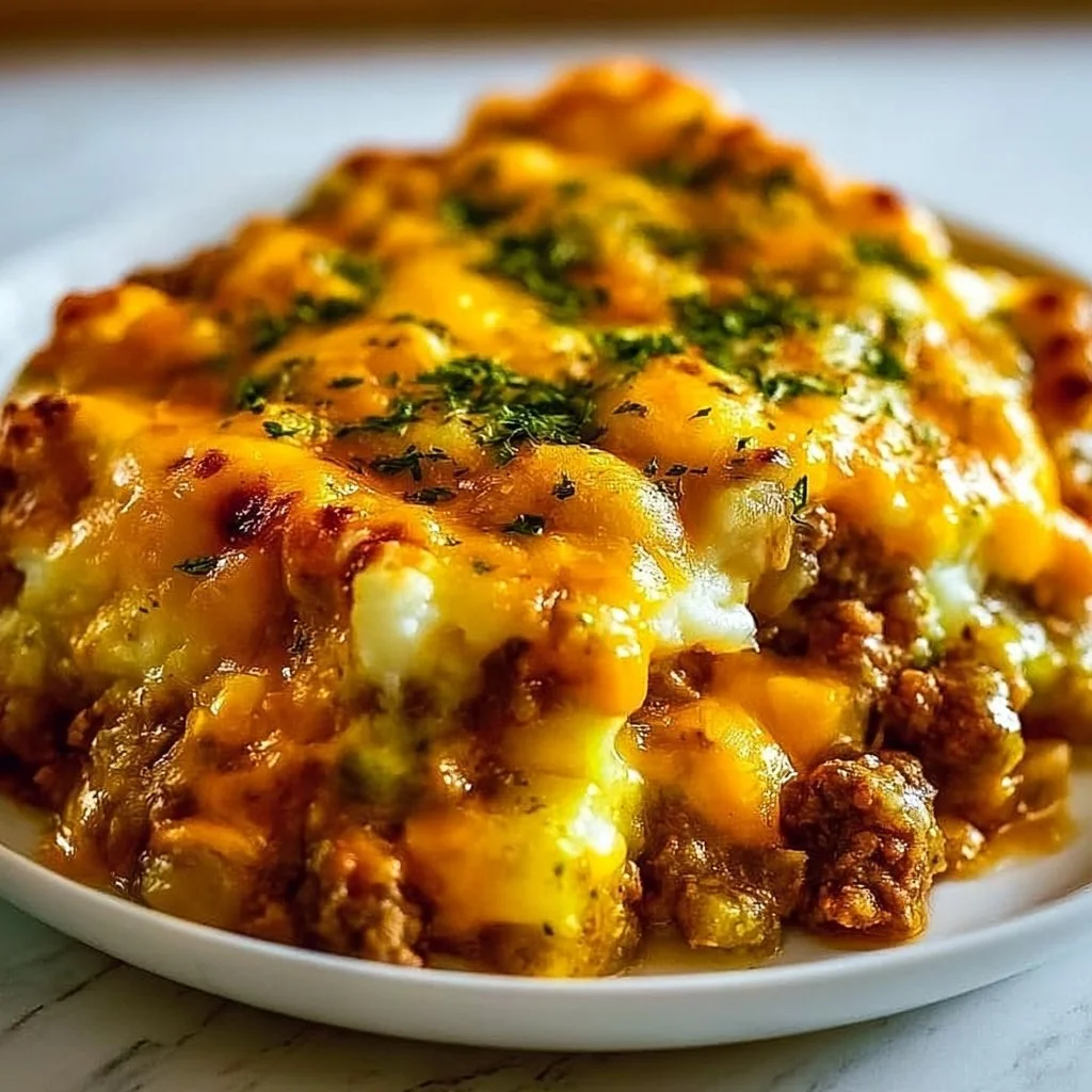 Cheesy Ground Beef Casserole