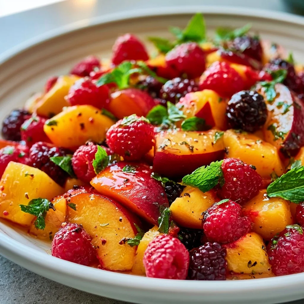 Refreshing Summer Peach Salad
