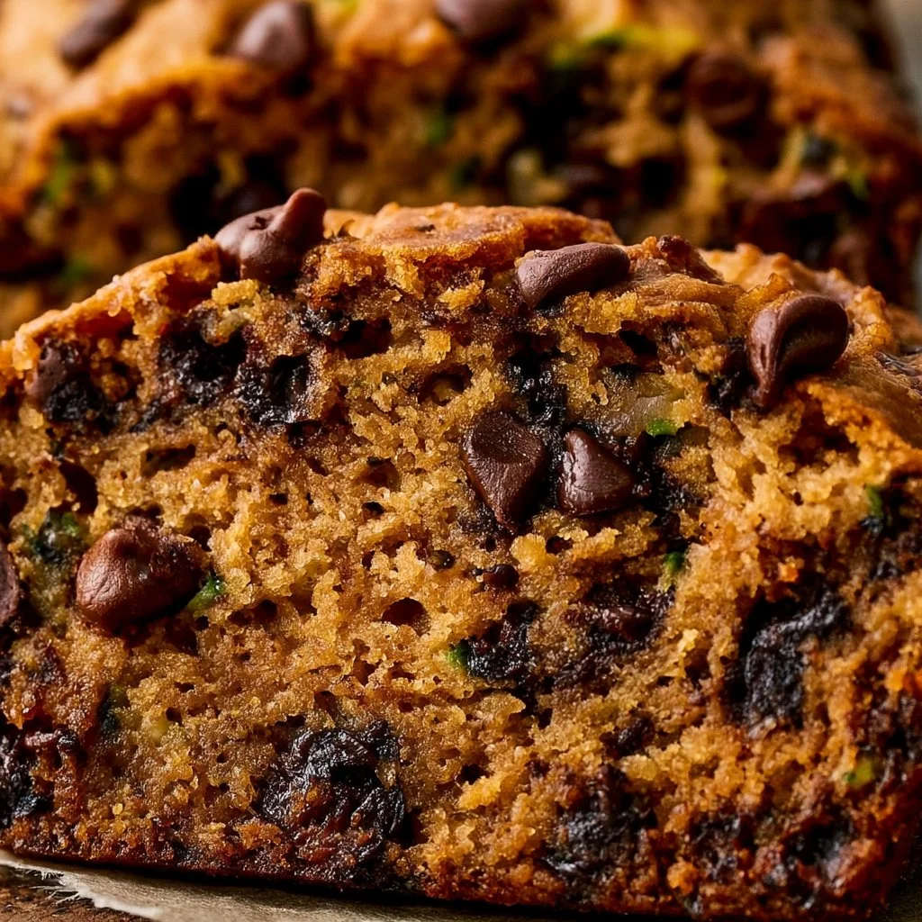 Peanut Butter Chocolate Chip Zucchini Bread