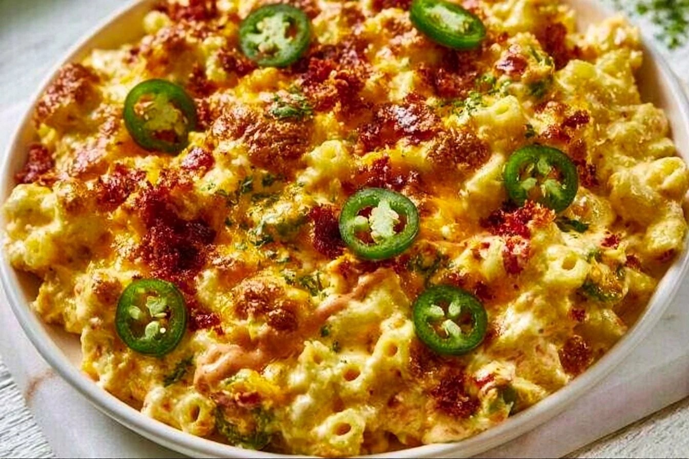 Creamy Jalapeno Popper Mac and Cheese | Smoked jalapeno popper mac and cheese, Dinner with jalapenos, Spicy dishes recipes